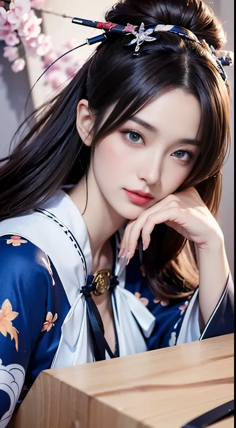 ((highest quality, 8k, table top:1.3)), 1 girl, The beauty of slim abs:1.3, (casual hairstyles, big breasts without leakage: 1.2), dress: 1.1, super detailed face, delicate eyes, double eyelid, Shyness, dynamic pose, smile, Anime girl with gray brown hair ...