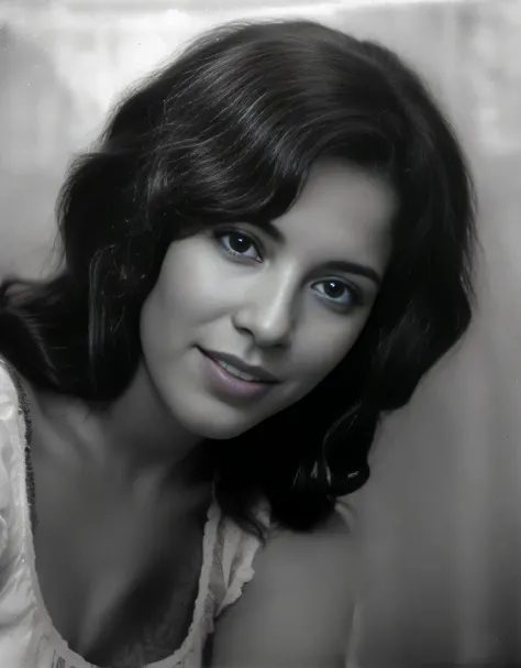 una foto en blanco y negro de una mujer con el pelo muy largo, foto de una mujer negra, in his 20s, Classic portrait, 1 9 7 0 s mujer viva, a principios de sus 3 0, foto antigua realista, 7 0 s foto, foto de los 70, dolores abernathy, inspirado por Pamela ...