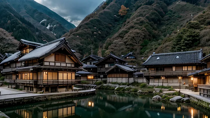 Shirakawa-Go Village, Japan
Cozy homes with thatched roofs,
,ultra,realistic,photorealistic