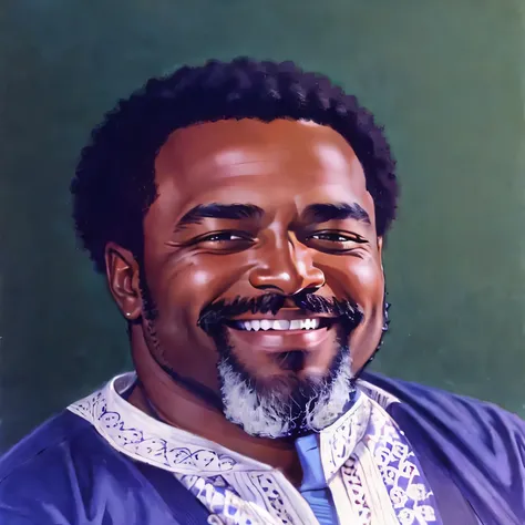 arafed man with a beard and a smile on his face, george pemba, robert kinoshita, henri moore, 1 9 7 5 photo, alphonse muca, alphonse musha, night setting, ron cobb, terence nielsen, edward buba, alphonso azpiri, earl nore, barry qindsor-smith, Sir Michael ...