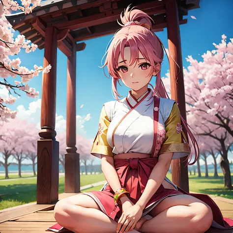 Sakura in Indian traditional