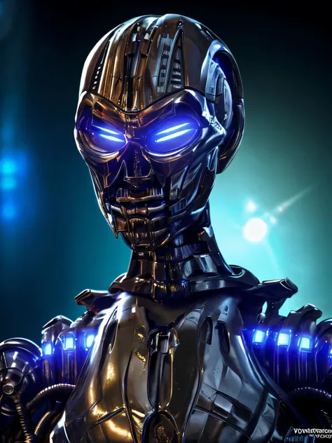 best quality, realistic, (tx endoskeleton:1.2), (science laboratory), (detailed background:1.0), deep focus, shiny chrome, shiny...