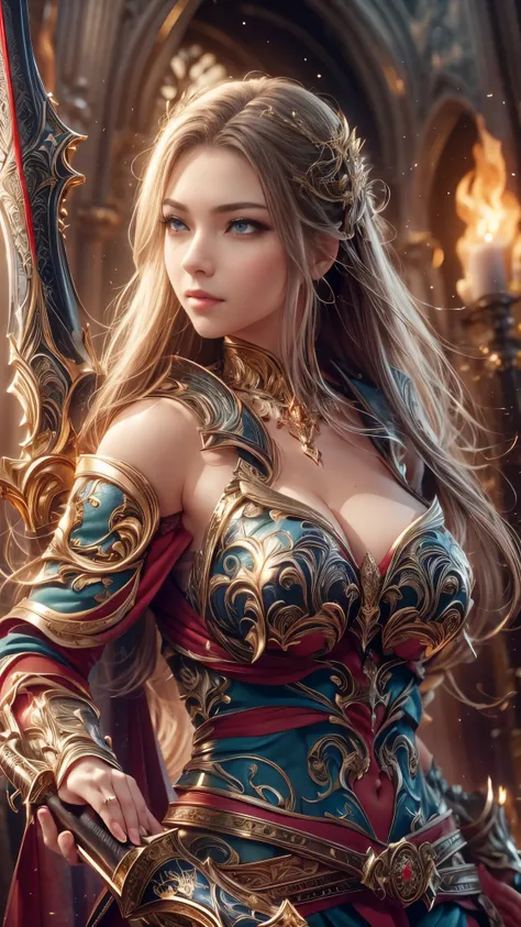 (RAW shooting:1.5, Photoreal:1.5, 8k, highest quality, masterpiece, ultra high resolution), medieval europe, world of magic and swords, perfect dynamic composition:1.2, Mysterious:1.3, Highly detailed skin and facial textures:1.3, cute and sexy slim female...