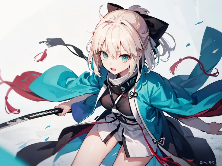 Female Okita Souji Battle