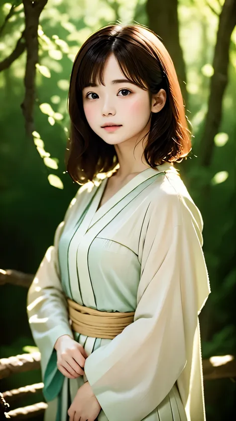 (((film grain、RAW photo)))、one woman、１８talent、unparalleled beauty、beautiful teeth、natural look、small nose、plump lips、Beautiful silky straight hair、Reman、Beautiful kimono figure、heavy kimono、yamato nadeshiko、blurred background:1.5、medium depth of field, Pho...