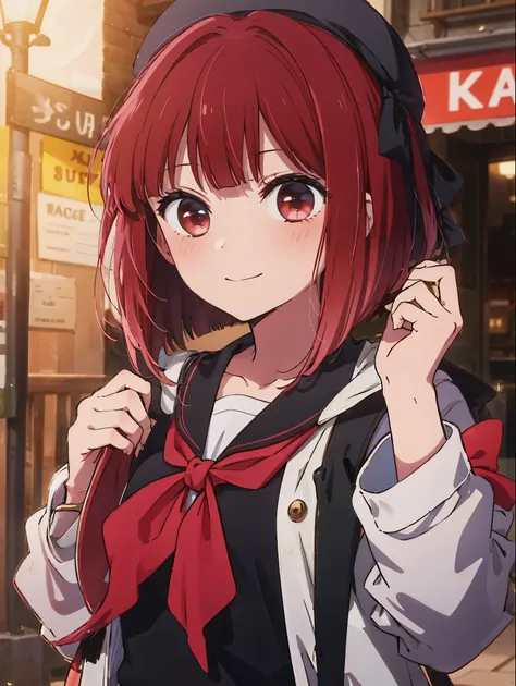 red hair and red eyes, close-up iwakura lane, anime visuals of cute girls, anime best girl, anime girl named lucy,  iwakura lane...