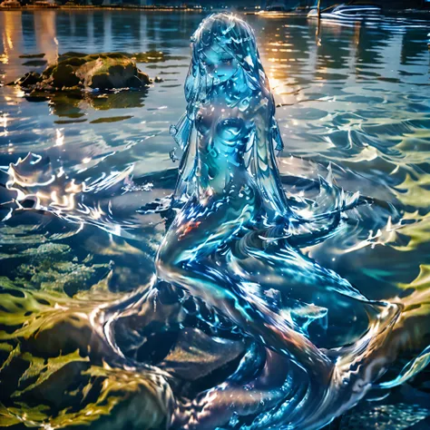 water ai girl mermaid