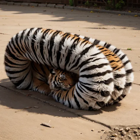 roly-poly tiger