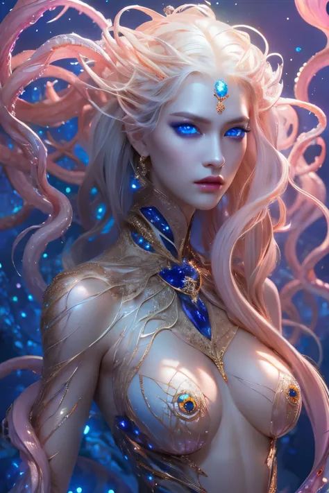 (1 female medusa-like mutant: 1.2), with a beautiful, enchanting face, this alien seduces us with her allure. her captivating re...