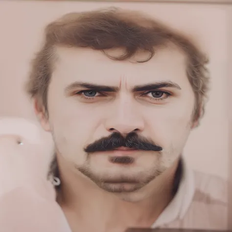 tem um homem com bigode e um bigode no rosto, bigode mexicano, com bigode, Aykut Aydogdu, rosto detalhado com bigode, bigode, com bigode aparado, inspirado em David Begbie, inspired by Enrique Tábara, Frank Zappa, bigode grande, big bigode, bigode grosso, ...