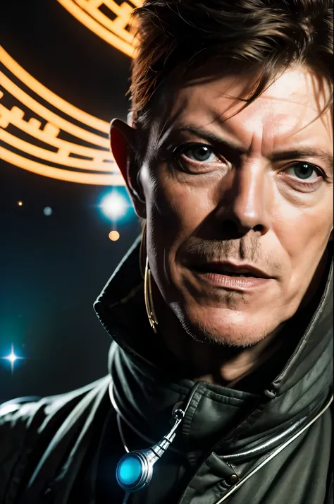 explorando esses mundos alternativos, david bowie transcends the boundaries of creativity and becomes a cosmic being, conectando...