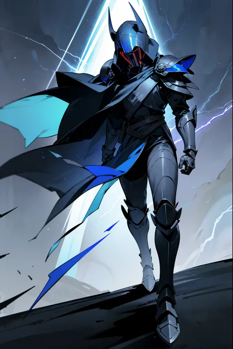 1male, sith clothing, dark star wars sith clothing, (dark sith heavy armor), (((blue lightning aura))), walking on path, star wa...