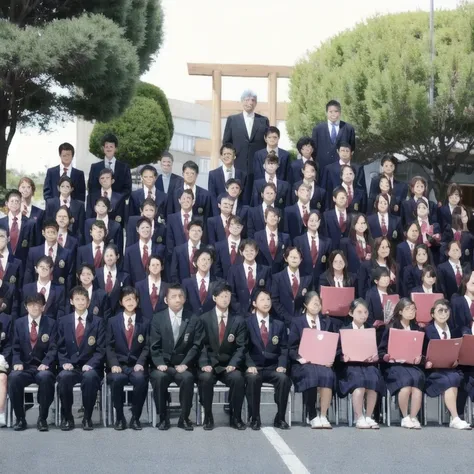 卒業写真 graduation photo