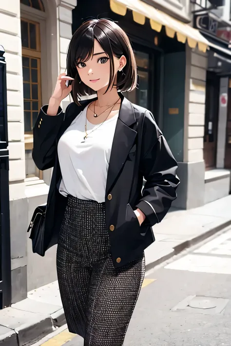 stylish young woman