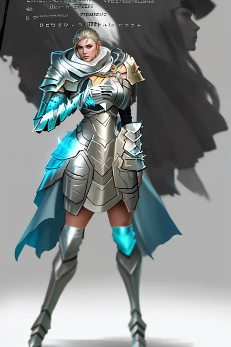 a close up of a drawing of a woman in armor, detailed full body concept, full body concept, detailed but rough, complex fantasy character, concept art of a warrior, armour merging with body, clear outfit design, concept armor, new costume concept design, c...