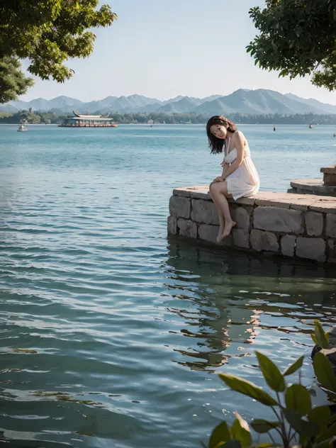 lake，Baiyun，wind