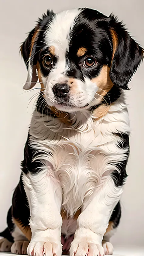 white background,puppy,