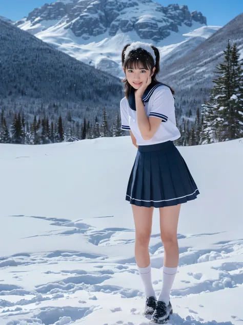 (in 8K、RAW Photos、top-quality、masterpiece:1.2), (realisitic、Photorealsitic:1.37), ultra-detailliert, high resolution, 1girl in, a closeup, Raw feet, black eyes, japanese, color_contact_lens, (beautiful legs:1.3), (slender girl:1.4), a beauty girl, (Thin l...