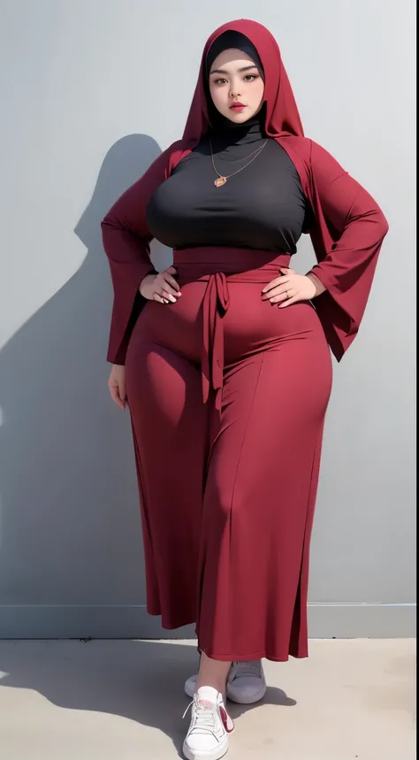 ((best quality)), ((masterpiece)), (detailed), perfect face, araffe woman thick and thight long pants posing for a picture, curvy model,, curvy hourglass figure, sexy longest hand t-shirt, thicc, beautiful full body shot, soft curvy shape, in a longest han...