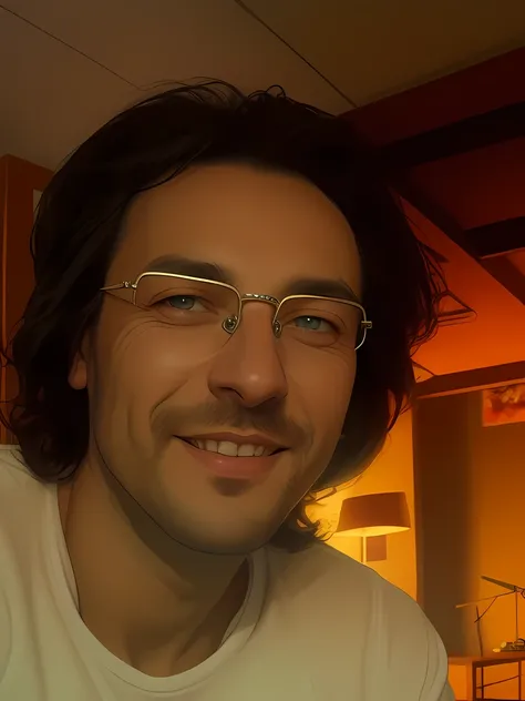 Hay un hombre con gafas y una camisa blanca sonriendo, tomasz strzalkowski, Pavel Shvedov, Piotr Jablonski, andrei riabovitchevich, andrey surnov, andrei tarkovski, Miguel, bogdan rezunenko, vitaly bulgarov, artur bordello, Jaroslaw Jasnikowski