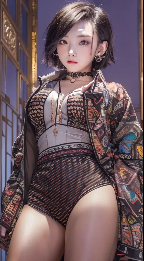 NSFW,((highest quality, 8k, masterpiece :1.3)), 1 girl, pretty woman with thin abs :1.3, (medium short hair, huge breasts :1.2), pajamas:1.1, super detailed face, fine eyes, outside,