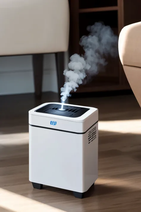 small portable air pollution cleaning device with out people