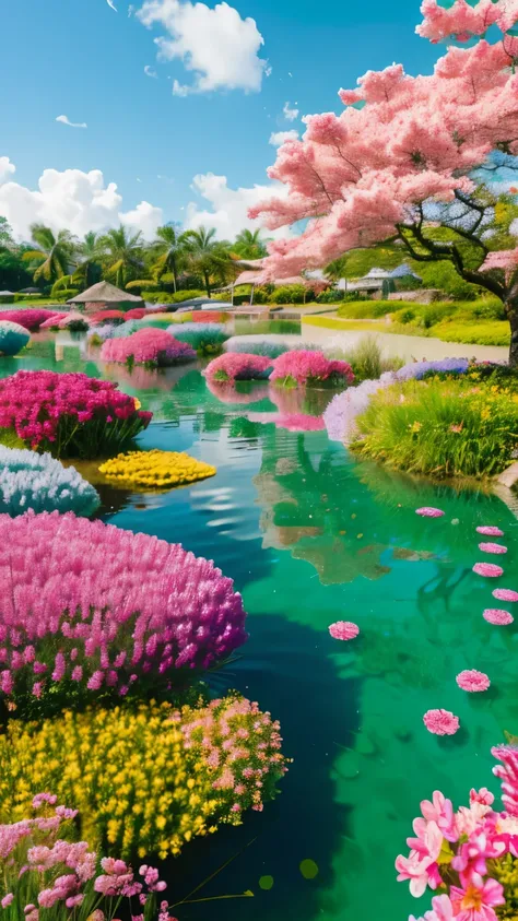 sea of flowers