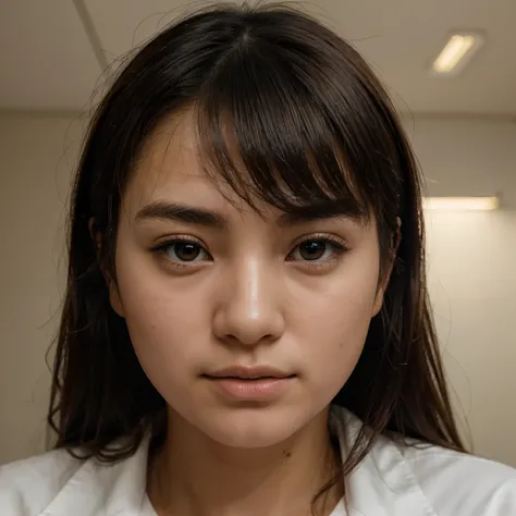 best quality, face focus, soft light, ultra high res, (photorealistic:1.4), RAW photo,beautiful japanese young girl who work in office, solo, (pupil, lights in the eyes), detailed beautiful face, (),(high resolution detail of human skin texture), indoor, o...