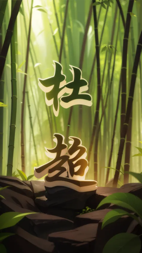 bamboo forest、bamboo forest里下着雨、bamboo、Bamboo leaves fall everywhere、beautiful artistic conception、cliff、green、Clearly visible small fish、Chinese style、specialty of China、spring scene，𝓡𝓸𝓶𝓪𝓷𝓽𝓲𝓬，8k，HD ultra-detail