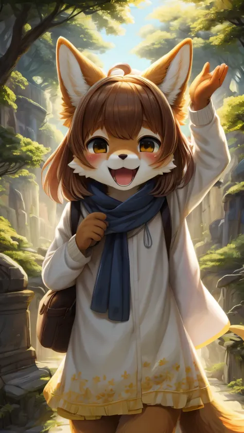 super high resolution, detailed background, World Heritage Site, 6+boys, 6+girls, Happy, joyful, absurdres(Photos of solo travelers)(kemono, furry anthro),