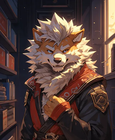 best quality, (artwork:1.1), (furry artwork:1.2) by Nikkibunn, (feral Arcanine:1.1), (feral:1.1), masterpiece, best quality, by hioshiru, snowskau, foxovh, 