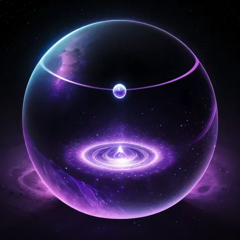 mystical old world magic crystal ball full of enchanted mystical energy flowing outwards very visually clear ultra realistic 77k high resolution photo 
truly magical with cosmos purple velvet galaxy of the fabric of space background 
masterpiece epic reali...