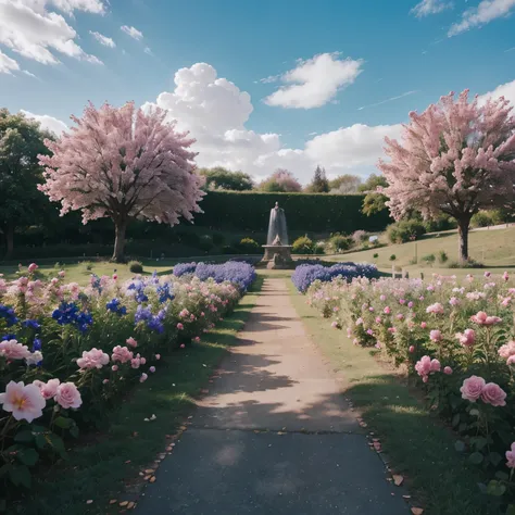 Imagen de paisajes,roses hearts and alcoiris