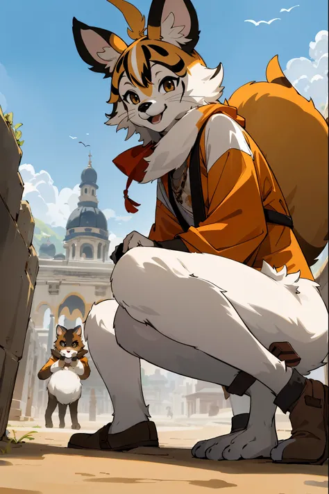 super high resolution, detailed background, World Heritage Site, 6+boys, 6+girls, Happy, joyful, absurdres(Photos of solo travelers)(kemono, furry anthro)cinematic,