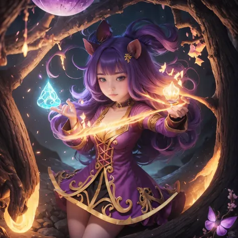 lulu magicienne yordle (legend league), likes to evoke dreamlike illusions and&#39;strange creatures while exploring runeterra w...