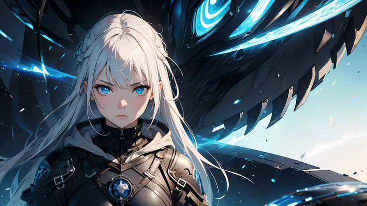 ((1girl)), style of Tsutomu Nihei, (incredibly absurdres, (high resolution:1.18), intricate detail, (masterpiece:1.1), (highest quality:1.1), absurdres), (1girl, portrait, white hair, blue eyes, long hair, detailed eyes),