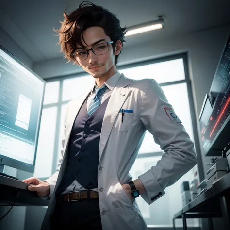 Artificial Intelligence champion, smirking designer in lab coat
Unravel the mysteries of code and creation, as the designer shamelessly mocks his Artificial Intelligence companion. Witness the beauty of algorithms, computations, and innovations shaping our...