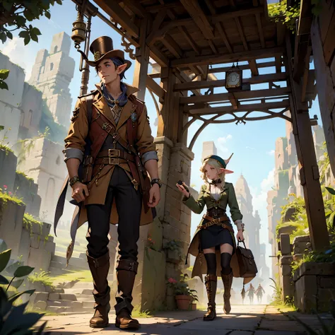 elf,steampunk,adventure