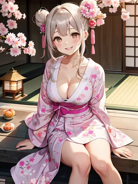 highest quality、High resolution、detailed background、beautiful and detailed face、beautiful and smooth skin、skin texture、professional lighting、Beautiful teenage girl、(two women)、(huge breasts:1.2)、dressy kimono style、emphasize cleavage、
We recommend gentle c...