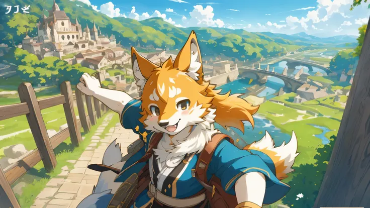 cover page, super high resolution, detailed background, World Heritage Site, 6+boys, 6+girls, Happy, joyful, absurdres(Photos of solo travelers)(kemono, furry anthro)cinematic,