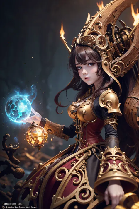 yordle magicien d&#39;hiver lulu (league of legends), likes to evoke dreamlike illusions and&#39;strange creatures while explori...