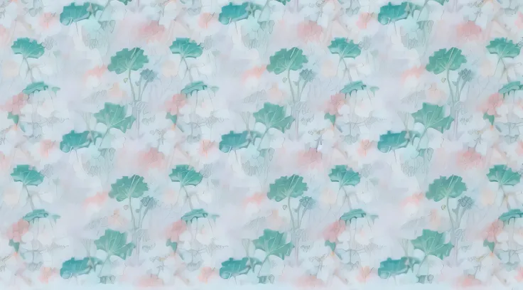 a blue and green floral pattern with pink flowers and leaves, seamless pattern design, garden flowers pattern, floral pattern, mythical floral hills, pastel flowery background, dreamy floral background, floral wallpaper, forest with flowers blue, soft blue...