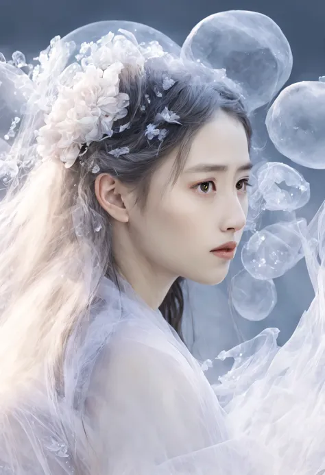 (1 girl:1.3), aldult, national style, Hanfu, mist, looking at the audience,Long hair blown by the wind,  dusk, masterpiece,
analog film photo ethereal fantasy concept art of masterpiece, dynamic perspective, intricate details, wide angle, motion blur japan...