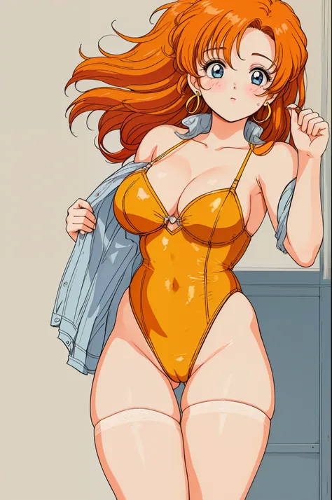 (Masterpiece, Best Quality, High Quality), professional artwork, well drawn, Intricate Details, slightly side view,solo,in village 
Kousaka honoka, afternoon, milf, curvy body,long hair,
Orange hair, ultra detail hair, ultra detail face, perfect eyes,  ear...