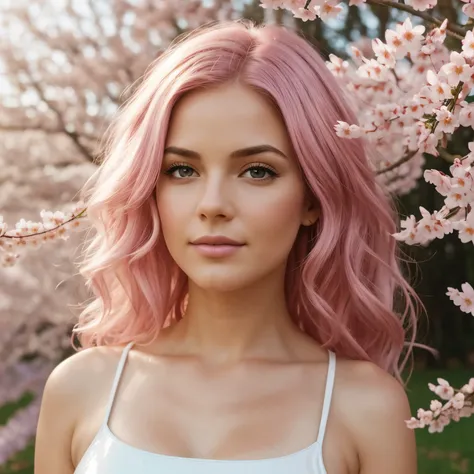 celeste, (pink hair:1.2), curly hair, face, (1girl:1.5), one white woman, (photo realistic:1.4), (hyper realistic:1.4), (realistic:1.3), (smoother lighting:1.05), (increase cinematic lighting quality:0.9), 32K, backlighting, light on face, ray trace, (brig...