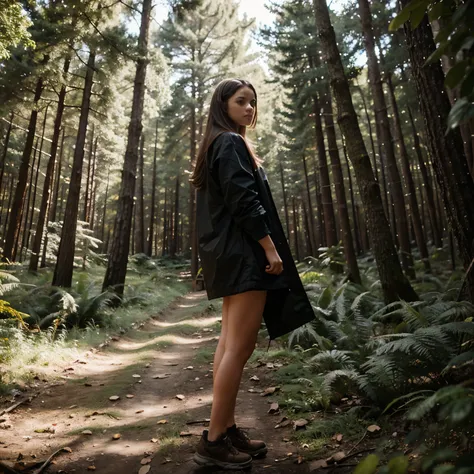 Girl in the forest