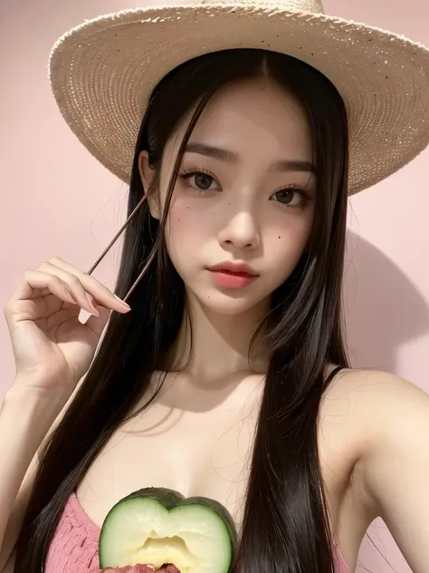 Kim Jennie de blackpink con el cabello rubio claro, cabello rubio con ondulado, cabello de color rubio ondulado, with small fringes, ojos color negro, nariz respingada y bonita, labios gruesos, Cupid and heart shaped lips., labios rosas, pale, white skin, ...