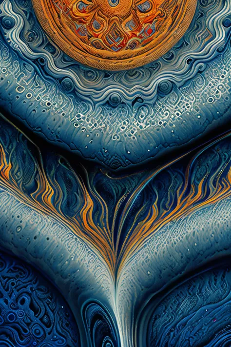 fluid abstract background, dark indigo, art, behance