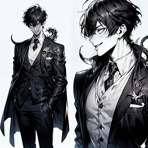 1boy, ((character concept, character_sheet, full_body)), classic suit, skinny body, alone man, concept art men, classic pants, d...