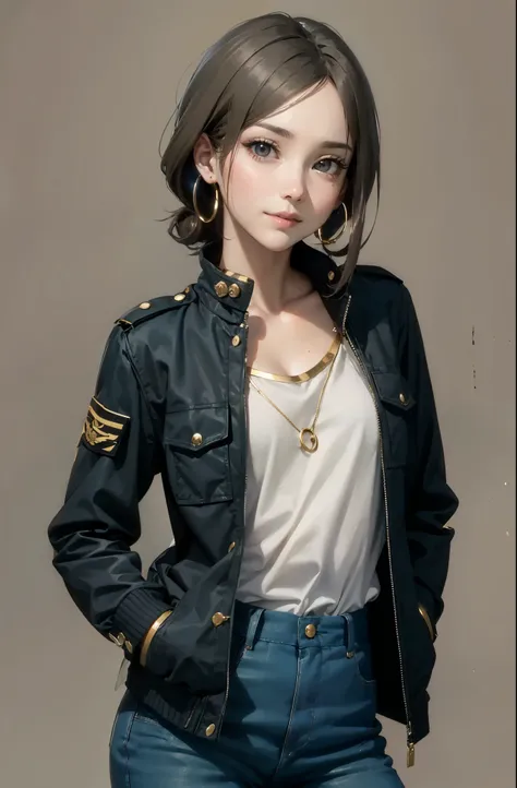 Korean style military jacket